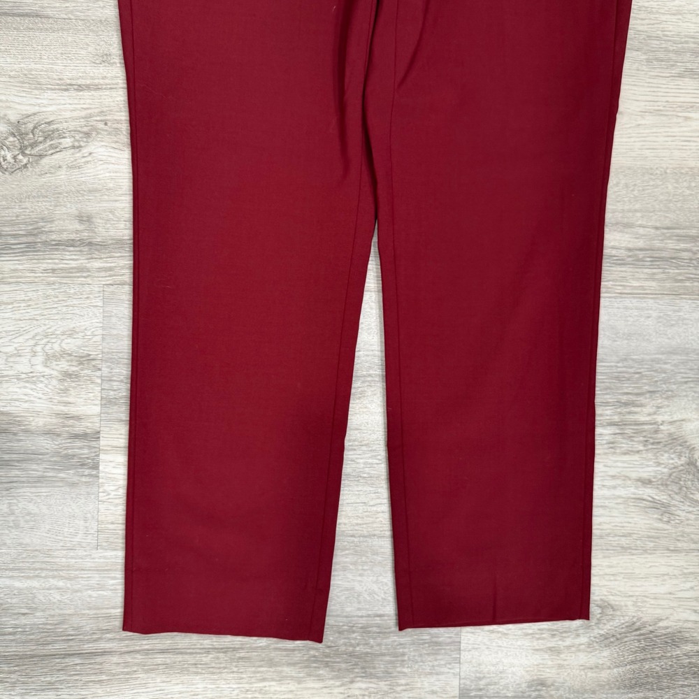 Banana Republic Avery Burgundy Red Tailored Career Dress Pants Size 2S - Picture 4 of 9